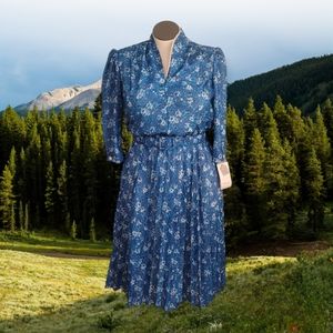 Vintage 80s Floral Dress